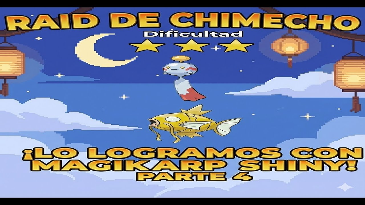 Raid Chimecho - #4 Ganando las RAIDS de POKEMMO con MAGIKARP
