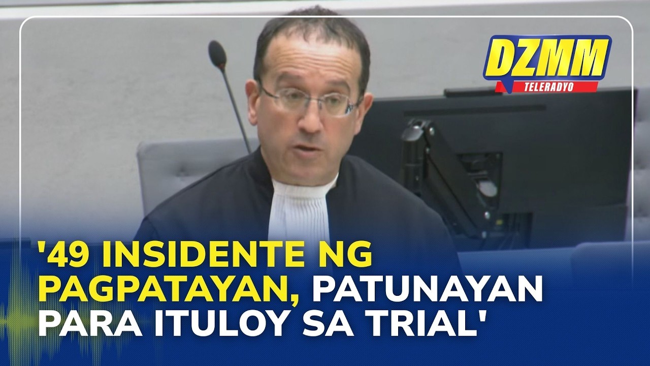 Duterte defense asks ICC not to proceed to trial if 49 drug-war killings are not proven