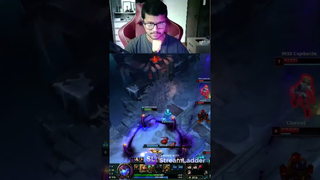 RAMMUS NO ARAM &Eacute; MUITO DIVERTIDO! 😂🔥| Luanmmus