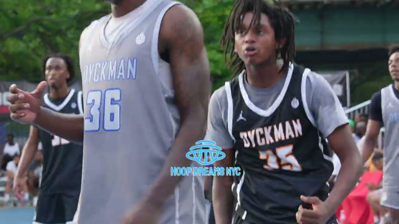 Pre Live Period Bump @ Dyckman: Hayes G Kaelen Destin goes off for 40 for Team Tracey against EYL