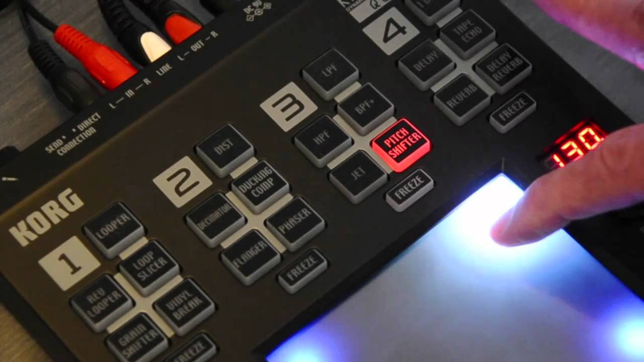 Korg Kaoss Pad Quad - Effects Demo