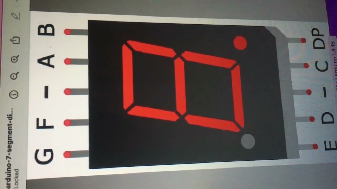 7 Segment LED Display with Arduino Programming [UNO]