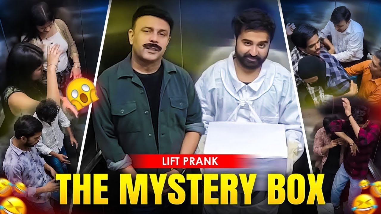 The Mystery Box | Lift Prank 39 | RJ Naved