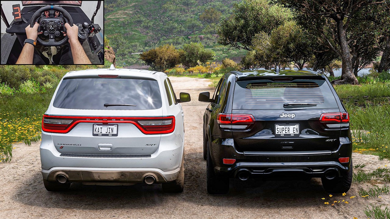 Jeep Grand Cherokee SRT & Dodge Durango SRT - Forza Horizon 5 | Logitech G923 Steering Wheel