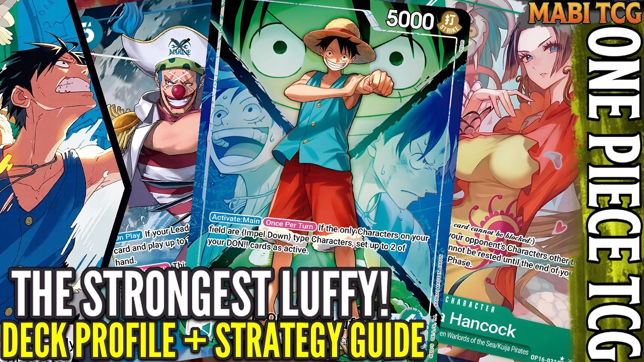 Blue Green Luffy Deck Profile & How To Play (OP16) | One Piece TCG Gameplay