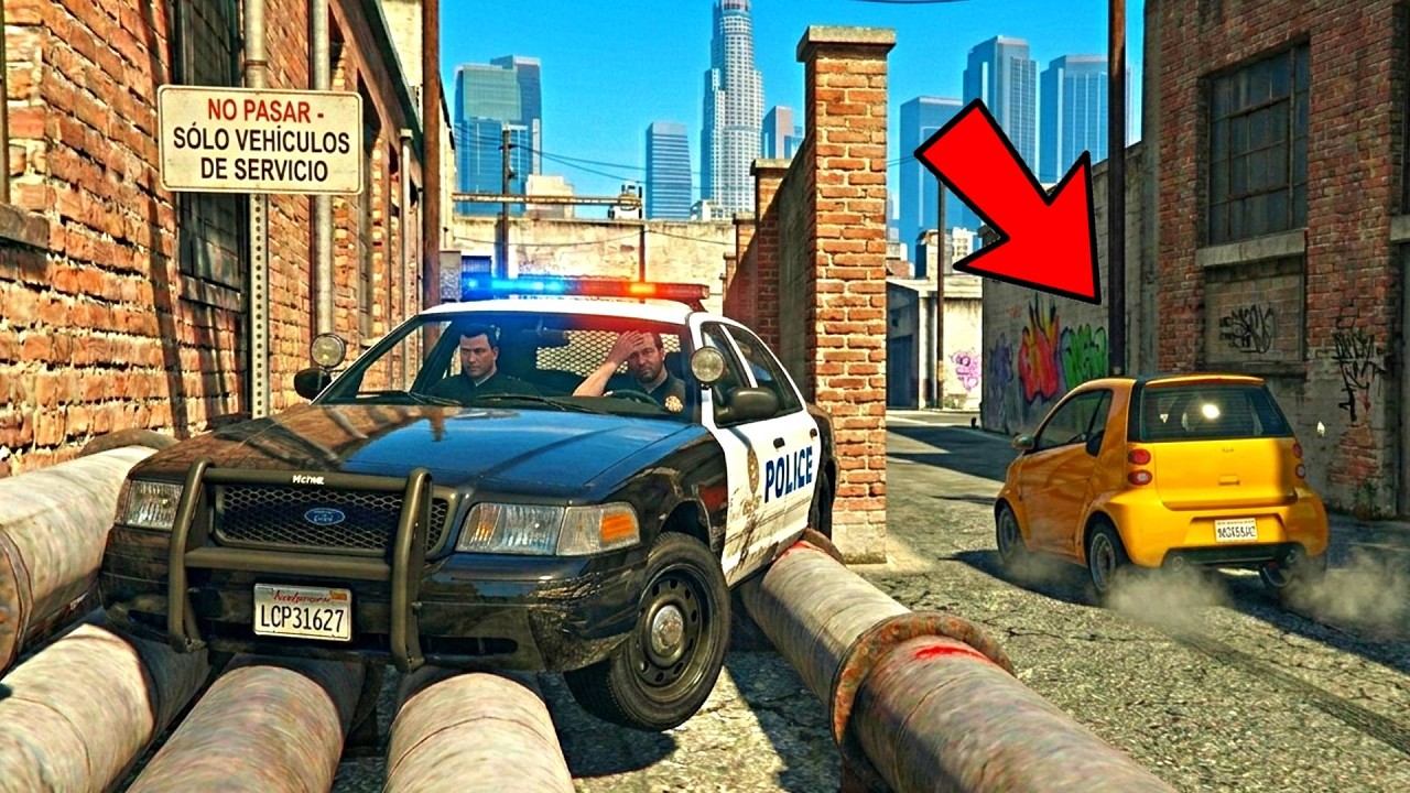 Escapar en un COCHE DE JUGUETE fue una MALA idea… | Meta RP