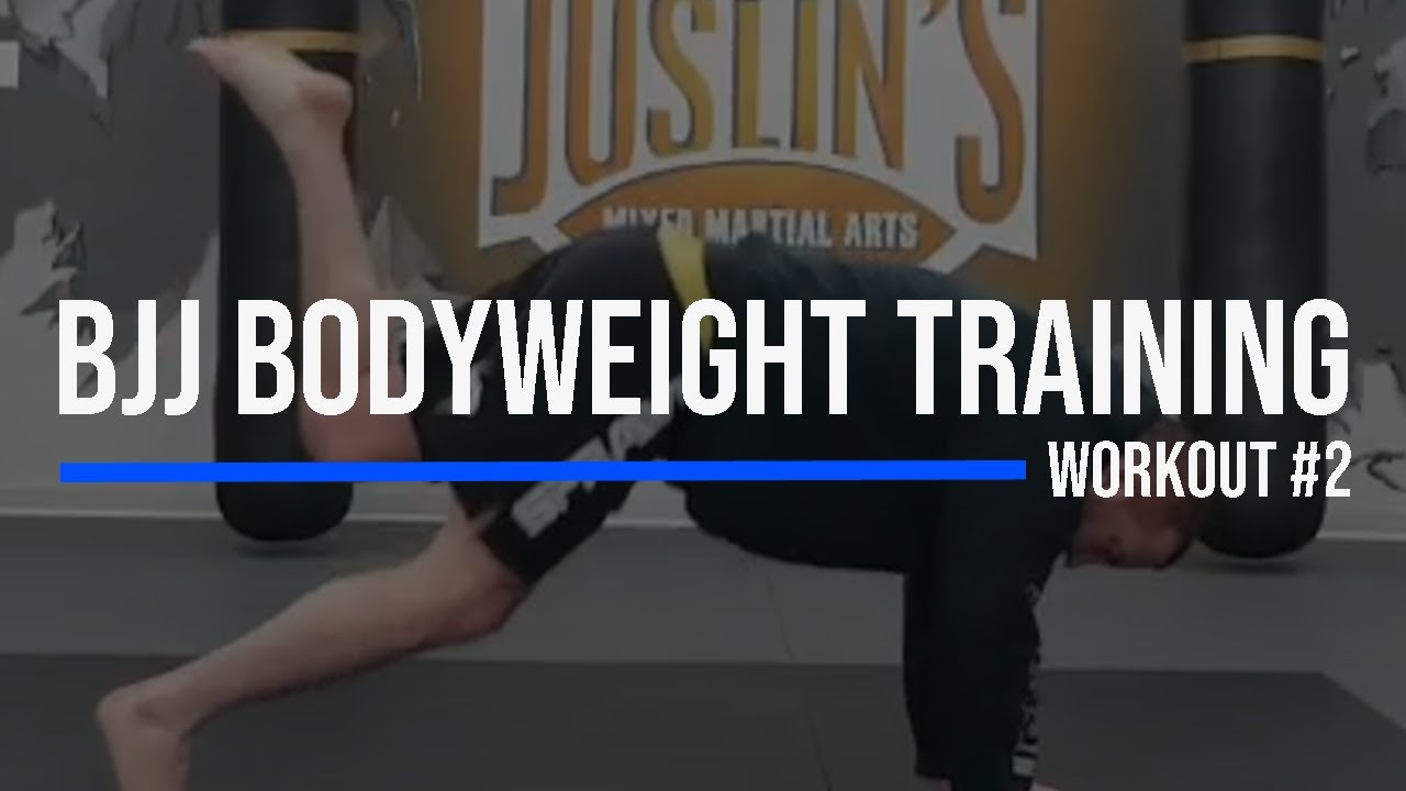 BJJ Bodyweight Solo Workout #2 - Train at home! - No equipment needed