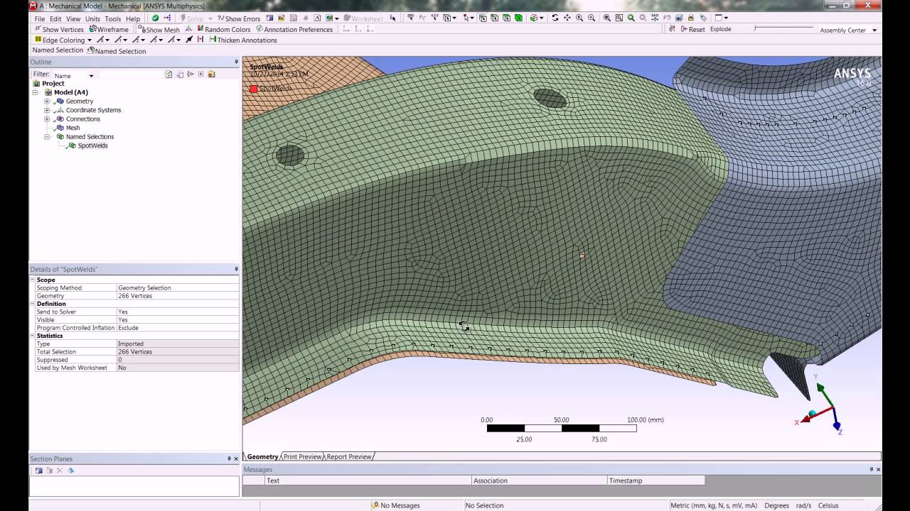 How to use ANSYS Workbench for Shell Meshing and Editing
