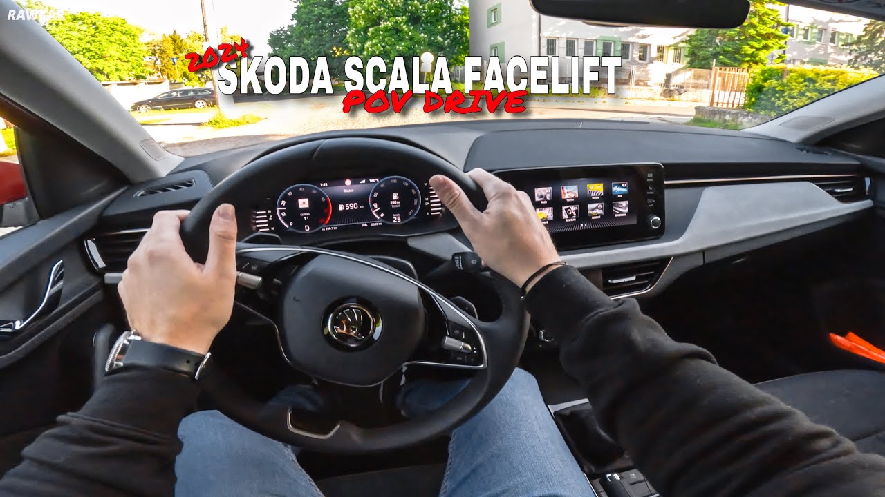 2024 Skoda Scala Facelift [1.0 TSI 85 kW, 7-DSG] - POV Test Drive