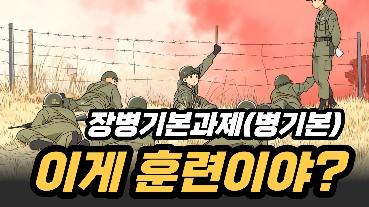 병기본… 이게 훈련이 맞습니까?