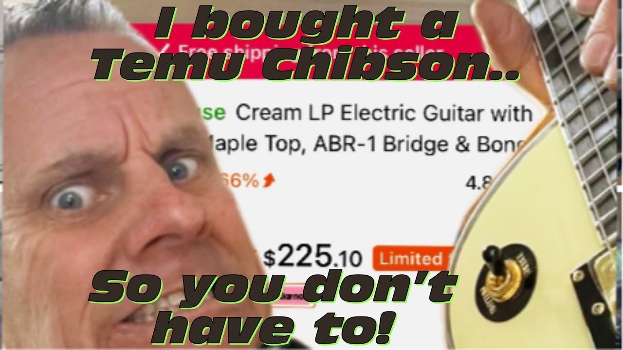 I bought a Temu Chibson Les Paul Custom! Big mistake?!?