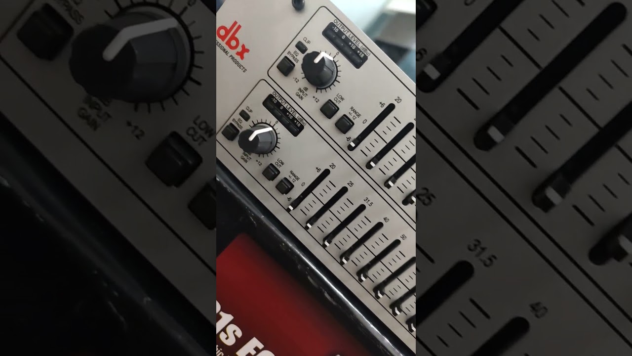 dbx 231 graphic equalizer #dbx #harman #pioneer #shorts #reels #dj  #demo #denon #event #proaudio