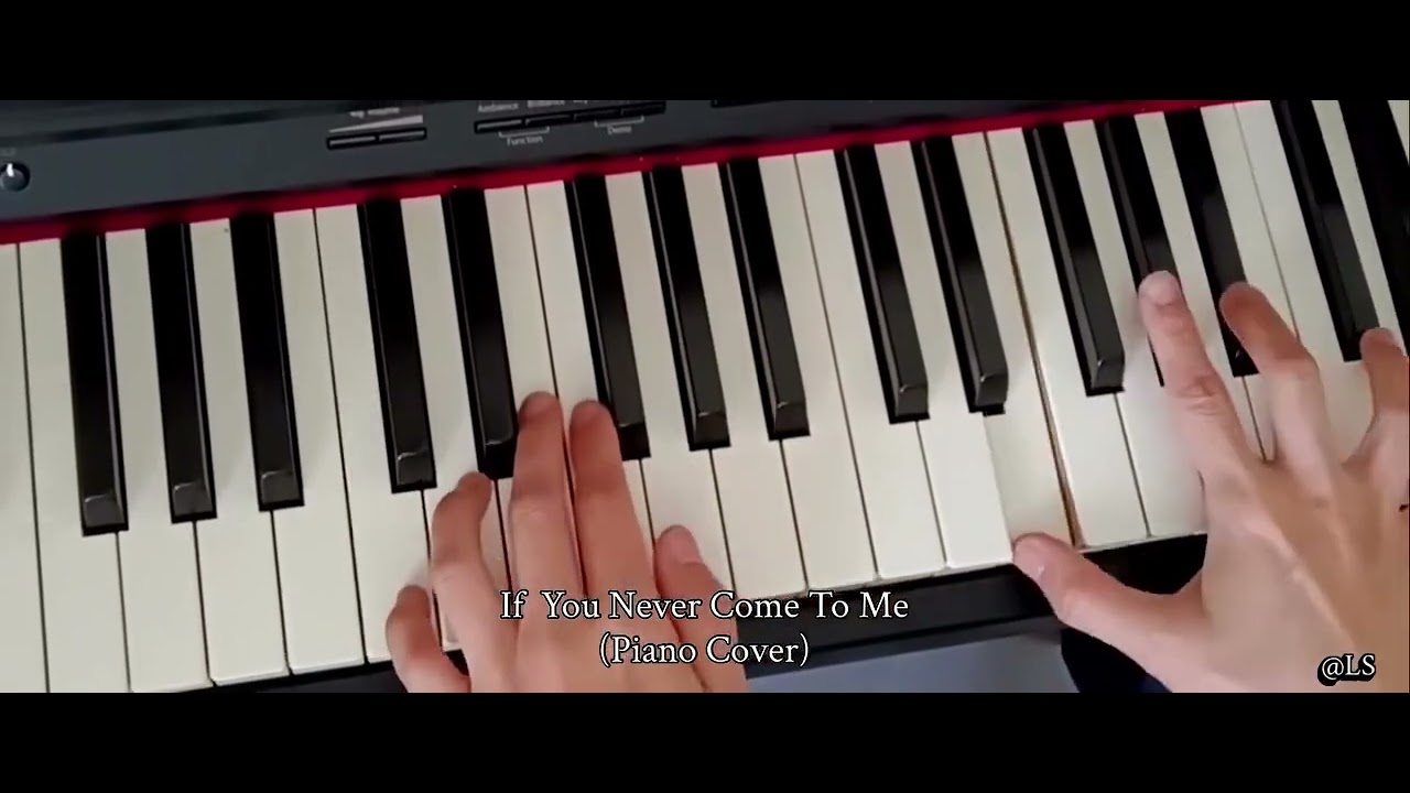 If You Never Come To Me (Jazz Piano)