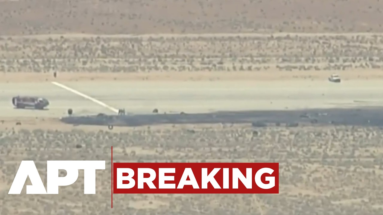 U.S. Air Force B-52 Bomber Crashes Shortly After Takeoff at Edwards Air Force Base in California