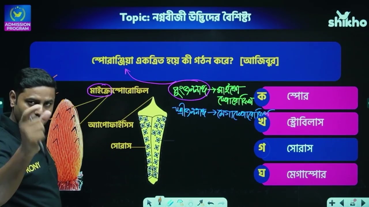 নগ্নবীজী ও আবৃতবীজী উদ্ভিদ Medical অনুশীলনী Plus Solving
