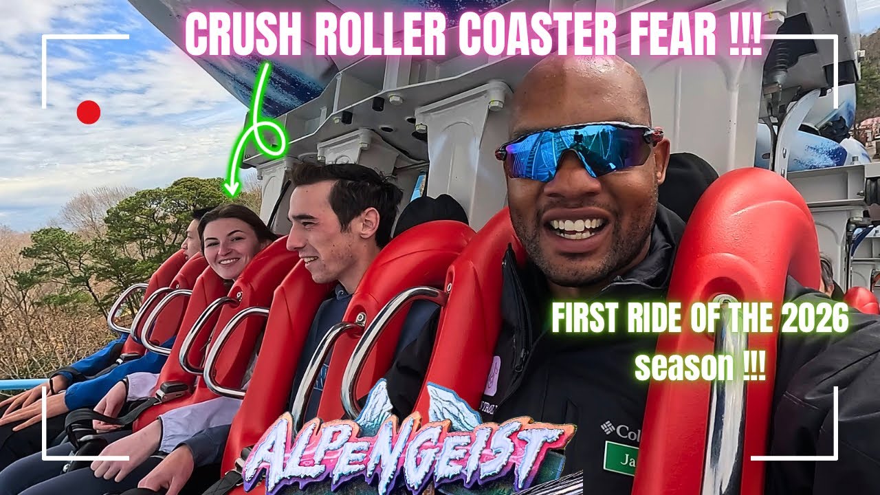 Busch Gardens Williamsburg Alpengiest Front Row POV