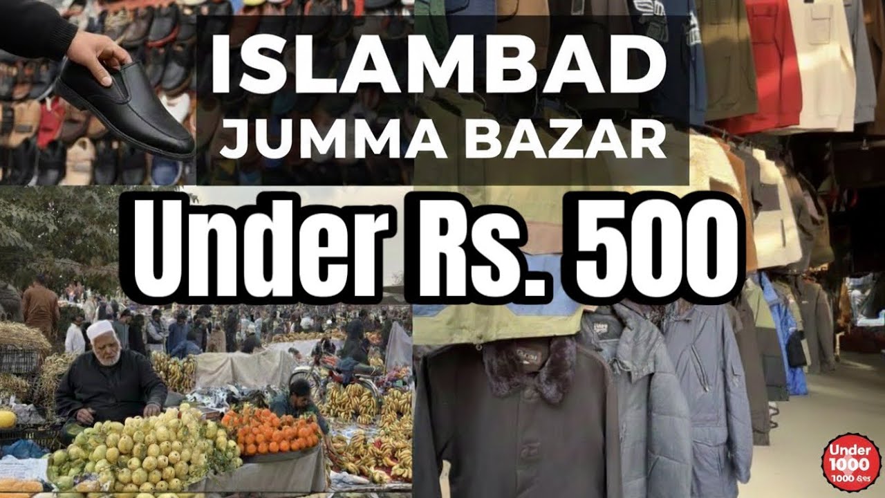 Cheapest PRICE Market in Islamabad? Jumma Bazar PWD | VLOG 