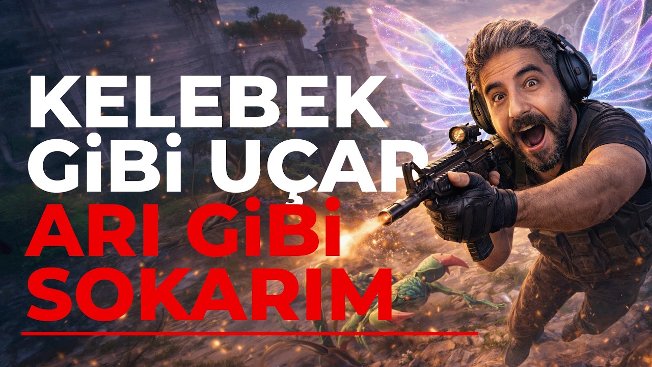 PUBG Mobile’da Kelebek Kanatla Uçmaya Bayıldım