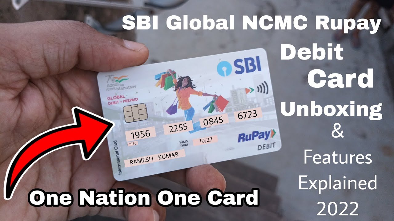 SBI Global NCMC Rupay Debit Card Unboxing & Features Explained 2022 | Best Sbi Debit Card 2022 | Sbi
