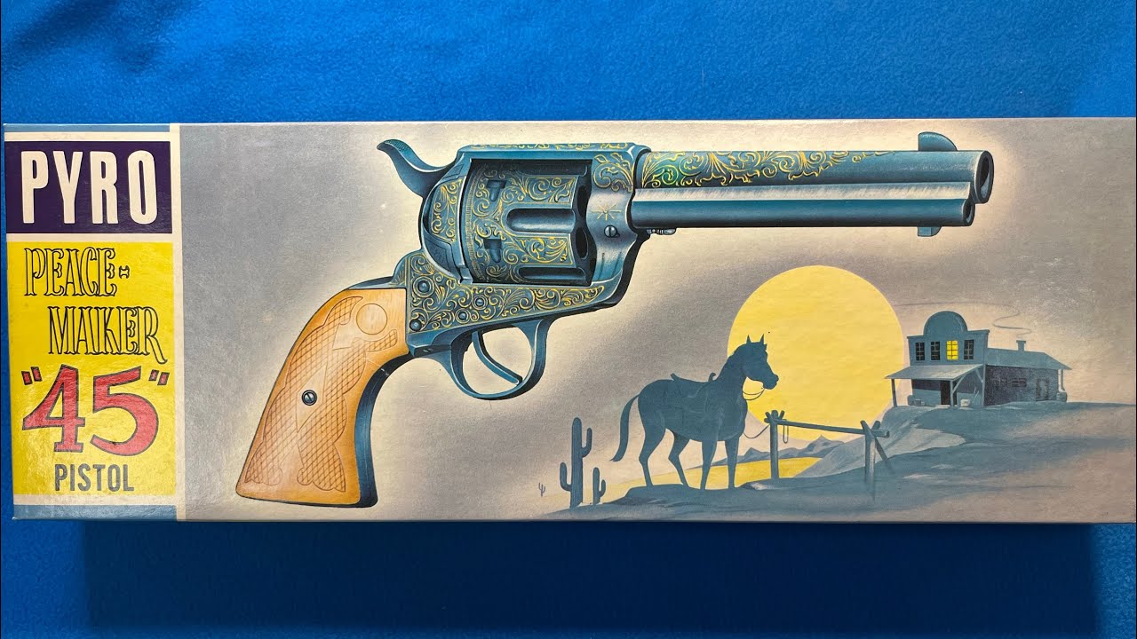 Обзор и распаковка набора для сборки винтажного пистолета Colt Single Action Army «Pyro 1965 Peac...