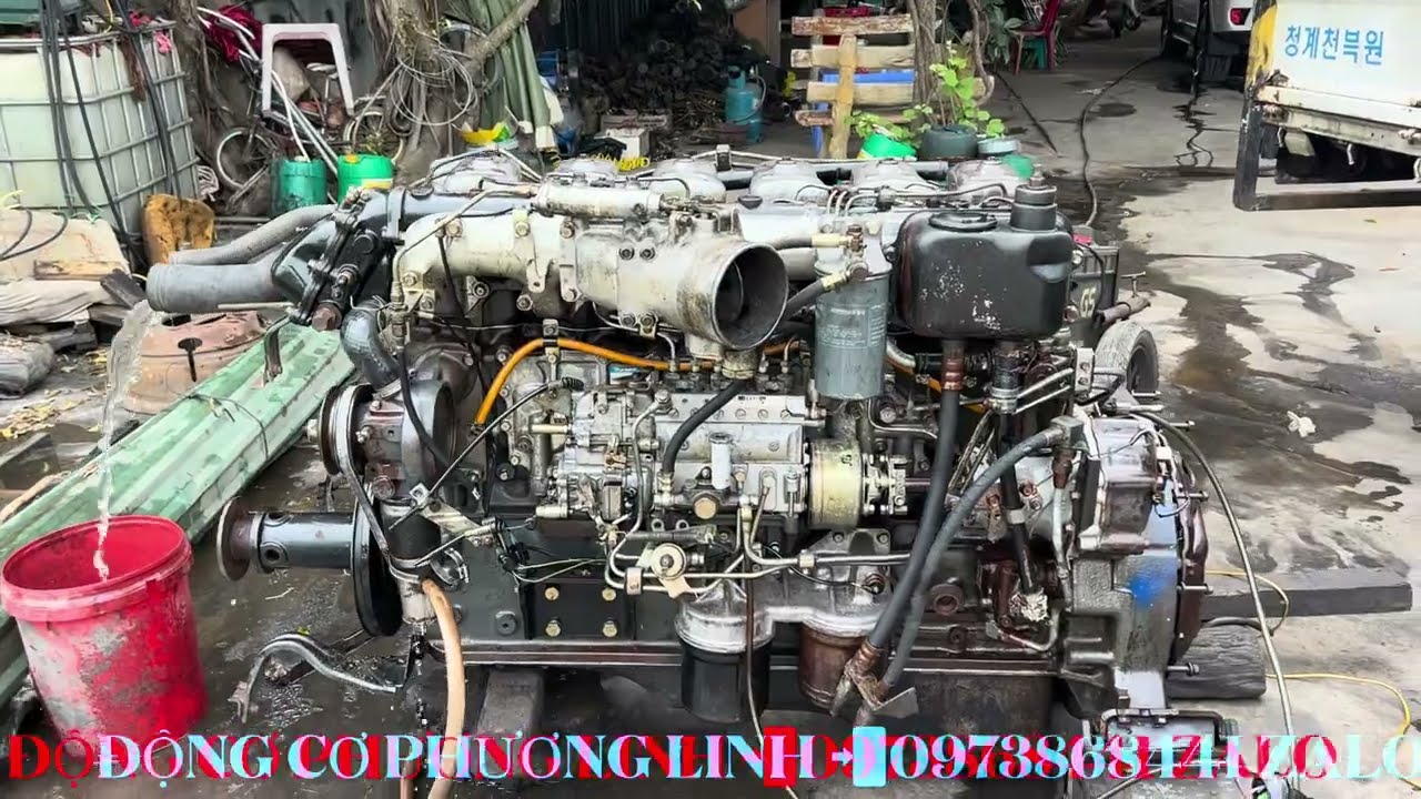 Động Cơ MITSUBISHI 6D22 KHÔNG TUBO MÁY CHẤT AE CẦN DÙNG LH☎️0973868441 ZALO