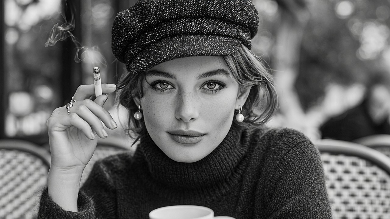 French Chanson Music 🎶 Vintage Parisian Caf&eacute; Ambience & Retro Romance