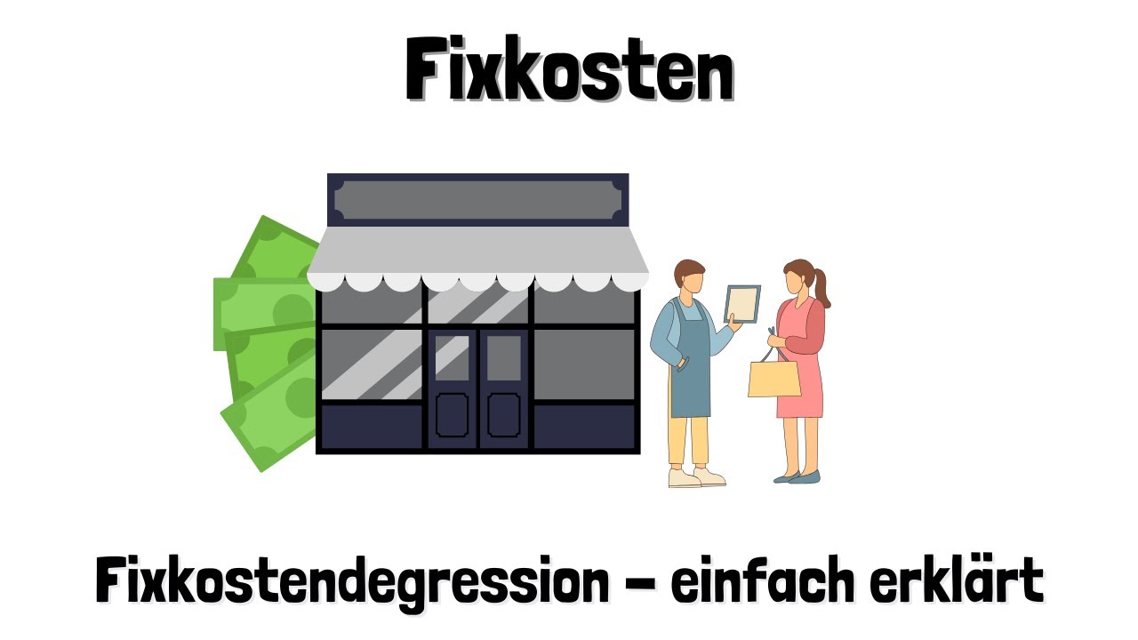 Fixkosten - Definition & Fixkostendegression - einfach erklärt