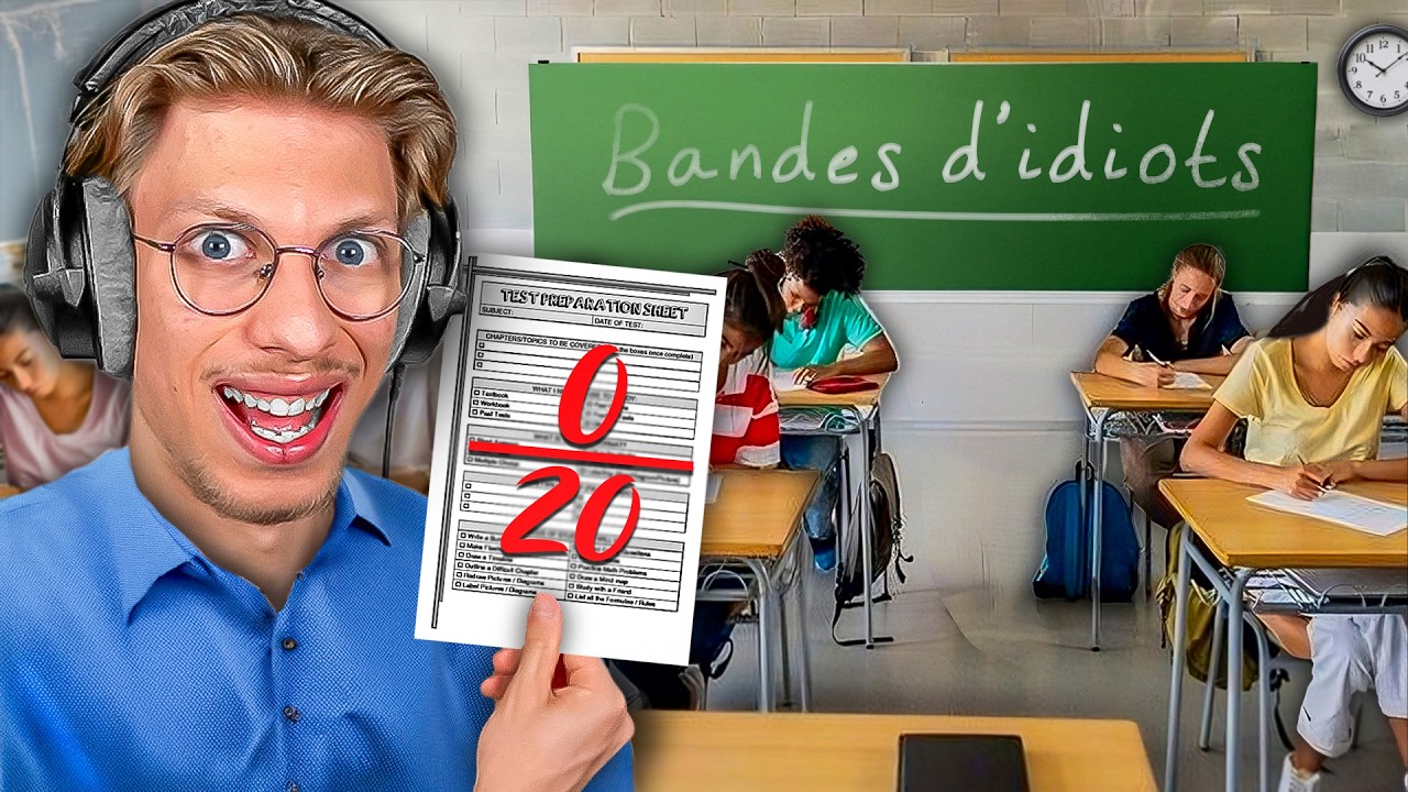 J'ai été le PIRE PROF qui existe pendant 24H... (School Teacher Simulator)