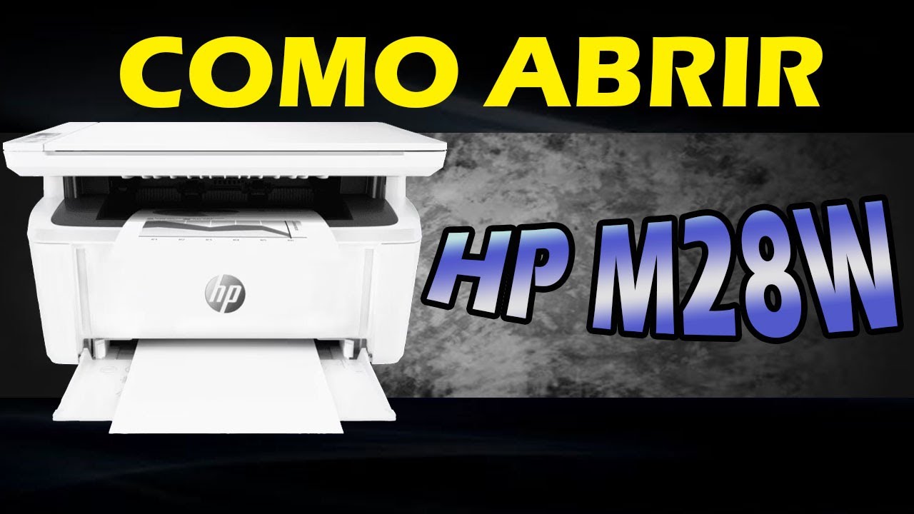Desmontagem Completa HP LaserJet M28w: Acesso à placa lógica e fonte.