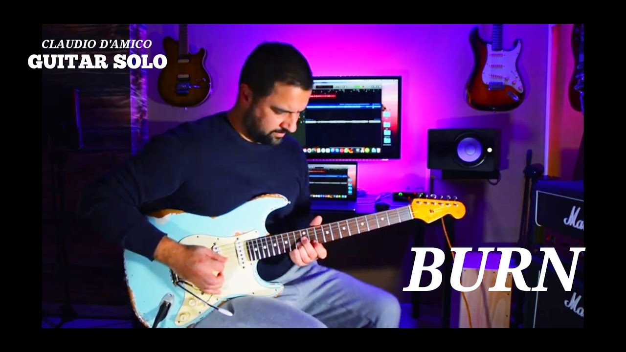 Deep purple -  burn guitar solo (Buttarini guitar)