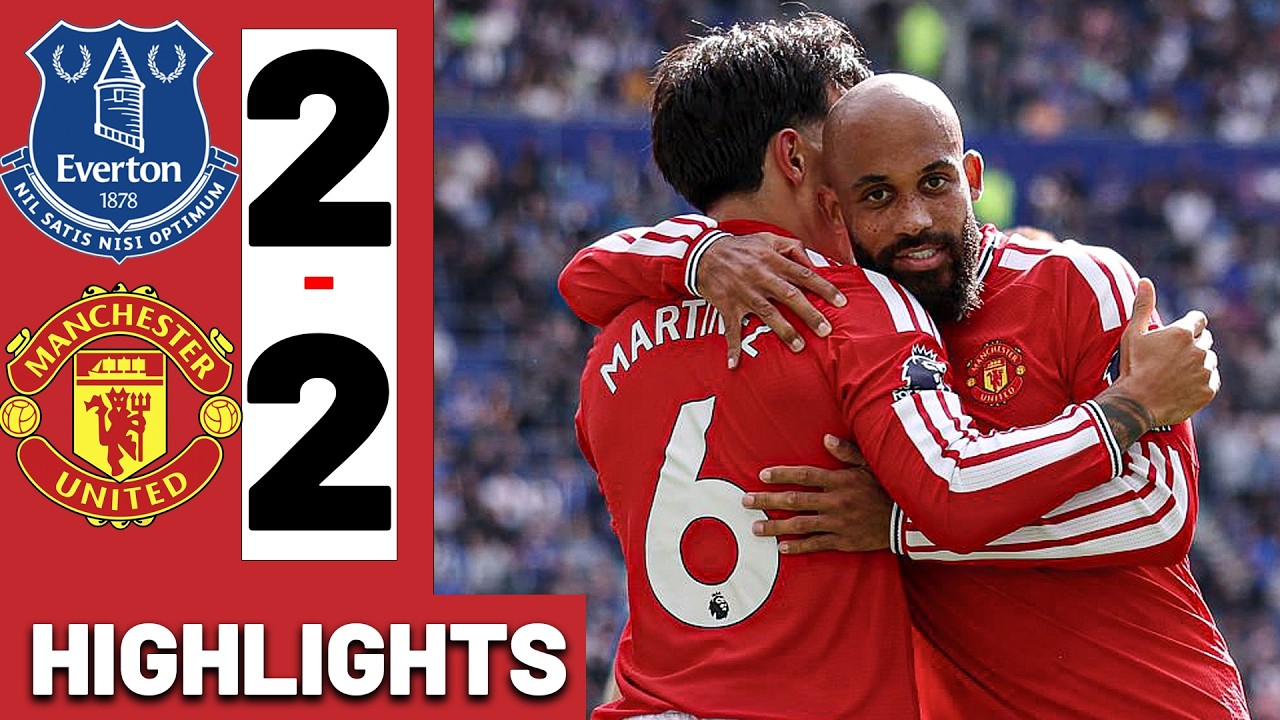 Everton vs Manchester United Highlights 2-2&bull; Premier League 26/27