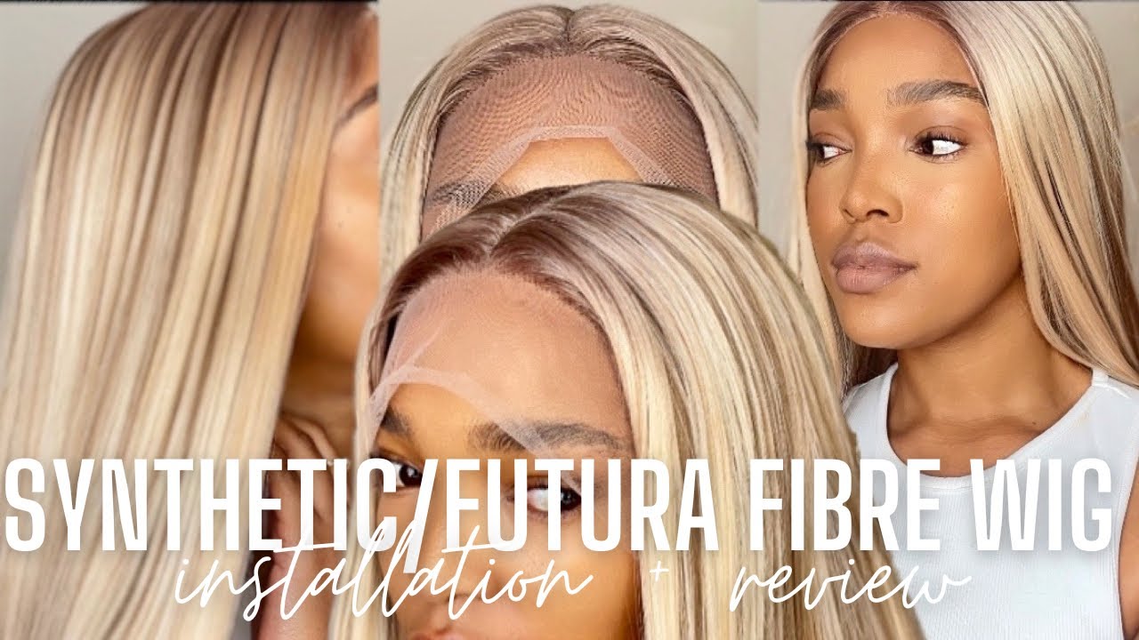 SYNTHETIC/ FUTURA FIBRE WIG INSTALLATION & REVIEW | WIG REVIEW | LEDII_M | SA YOUTUBER 👀