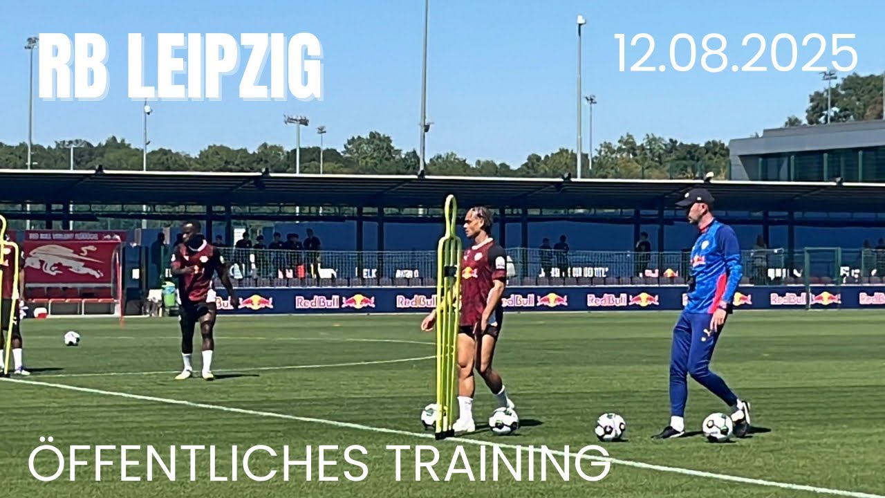 Öffentliches Training am Cottaweg mit Xavi | RB Leipzig hautnah erleben!  #dierotenbullen #rbleipzig