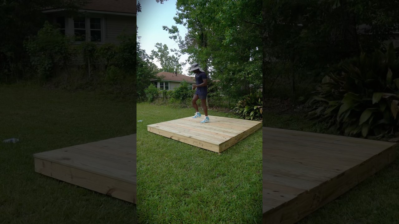 Take A Guess, Why am I building this deck&hellip;.. Seating Area, Pergola, Dog Resort, No reason at all&hellip;