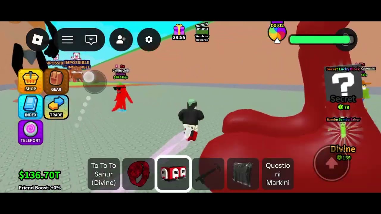 Guys I will stole the divine in escape gurad to steal a brainrot #roblox