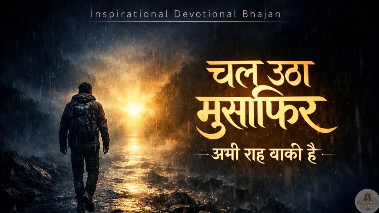 चल उठा मुसाफ़िर, अभी राह बाकी है | Inspirational Devotional Bhajan