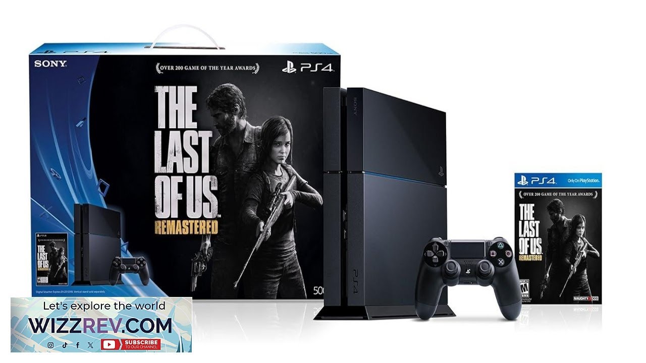 PlayStation 4 1TB Console with The Last of Us Remastered Game Bundle