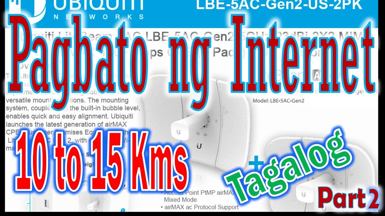 Pagbato ng internet ubiquiti configuration part 2 station