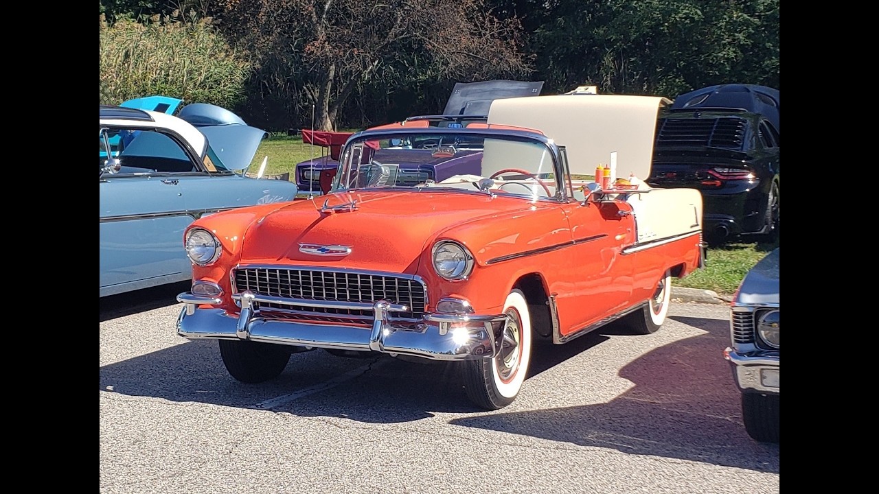 Кабриолет Chevrolet Bel-Air 1955 года выпуска