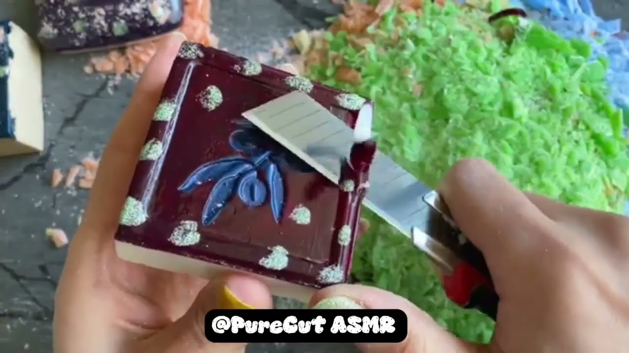 Soap cutting ASMR | PureCut ASMR #viral #trending #trending #purecutasmr505
