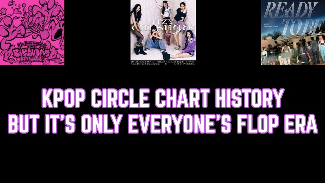 Kpop Circle chart history but it's everyone's flop era