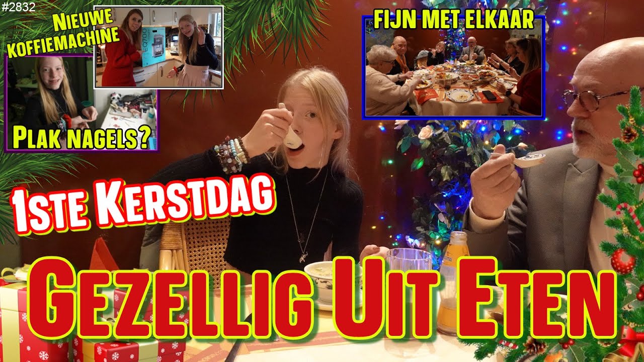 1STE KERSTDAG. Mooi maken om daarna UIT ETEN te gaan MET FAMILIE naar de CHINEES ♥ #2832