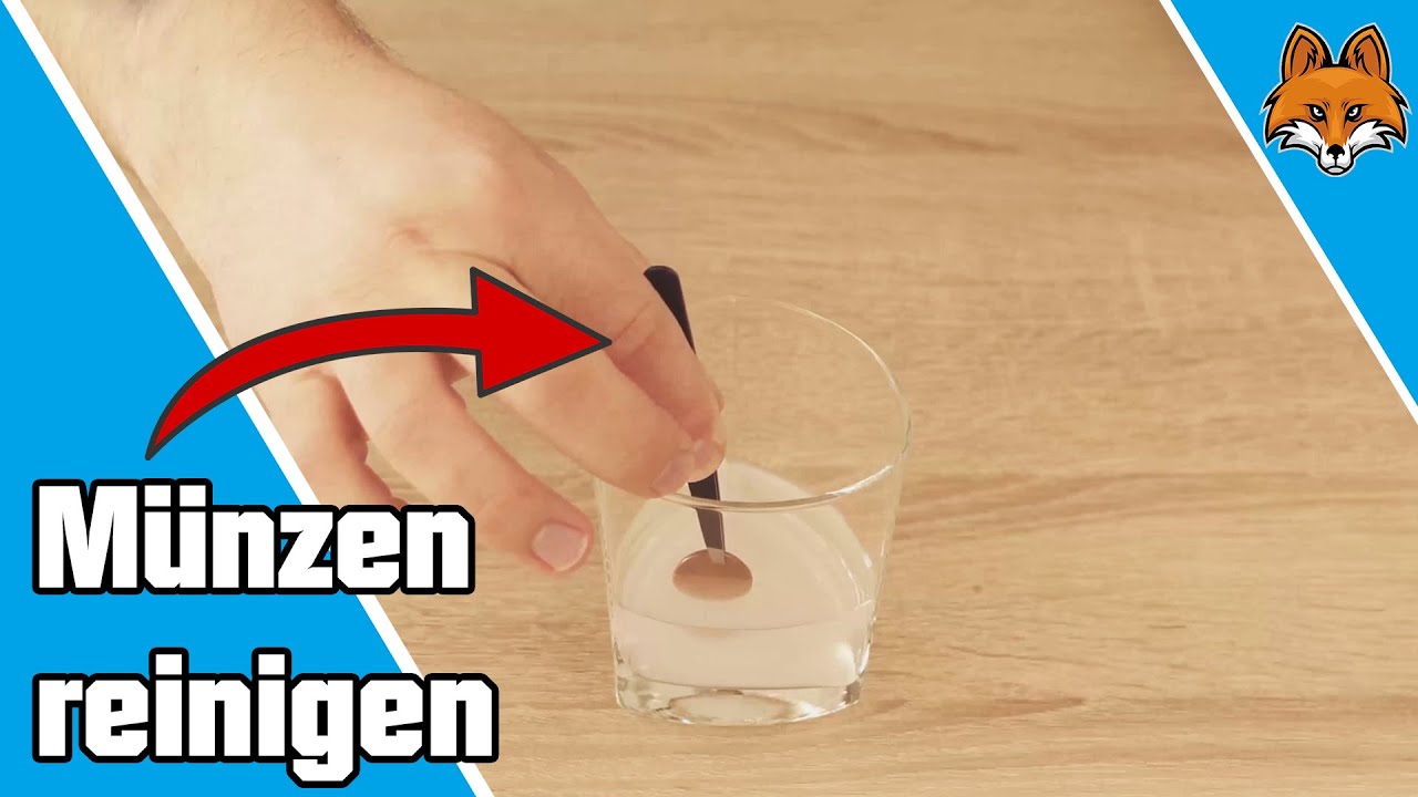 Münzen reinigen - schneller und einfacher Trick 💰