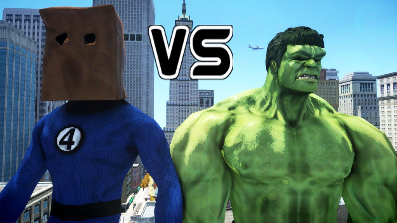 BAG-MAN (Spiderman) VS HULK - EPIC BATTLE