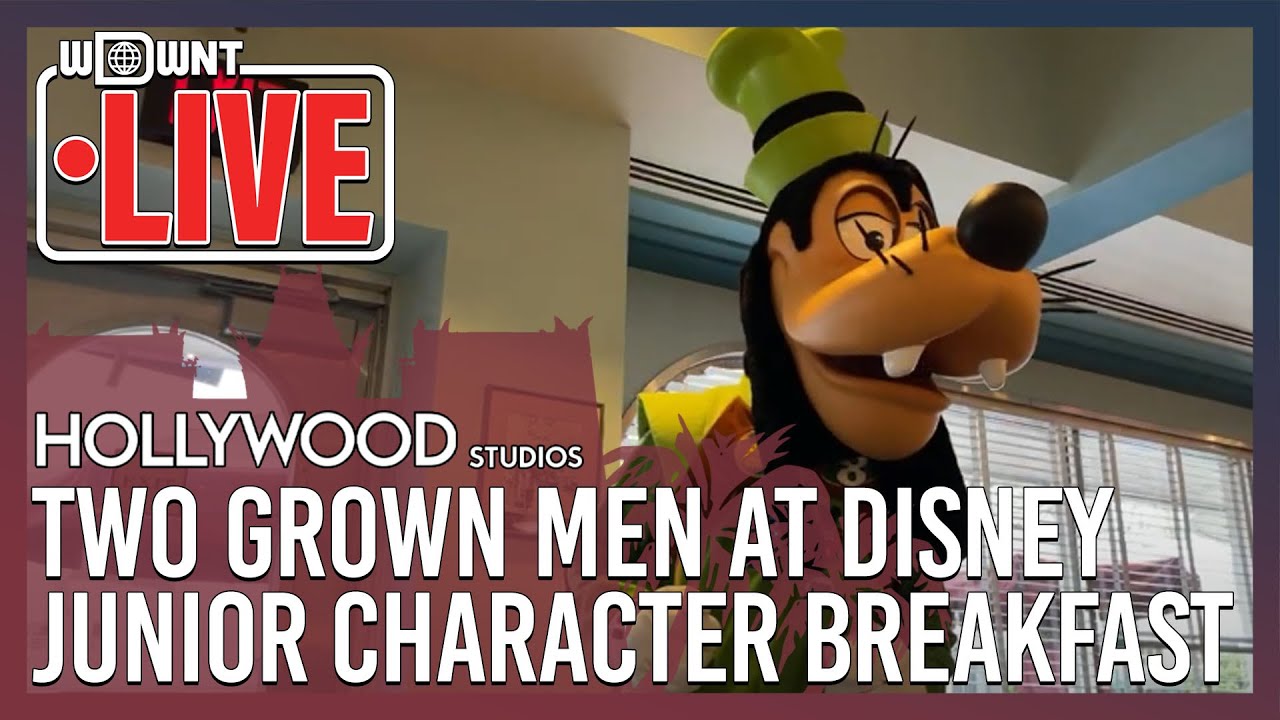 🔴 LIVE Two Grown Men at Disney Junior Character Breakfast