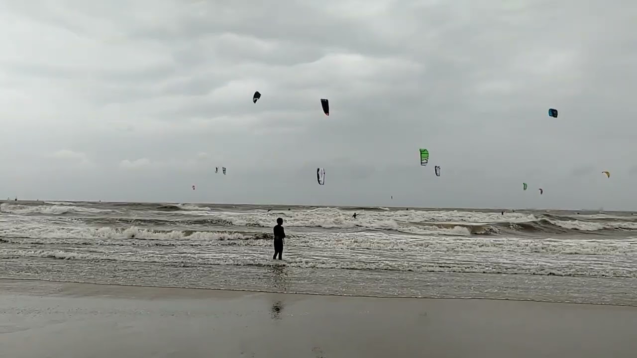 Scheveningen storm 3 juli 2023 (kitesurfen)