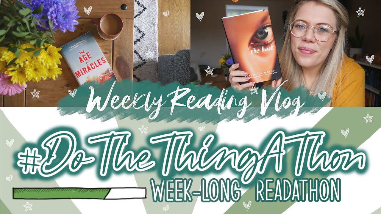 #DoTheThingAThon | Reading Vlog [CC]
