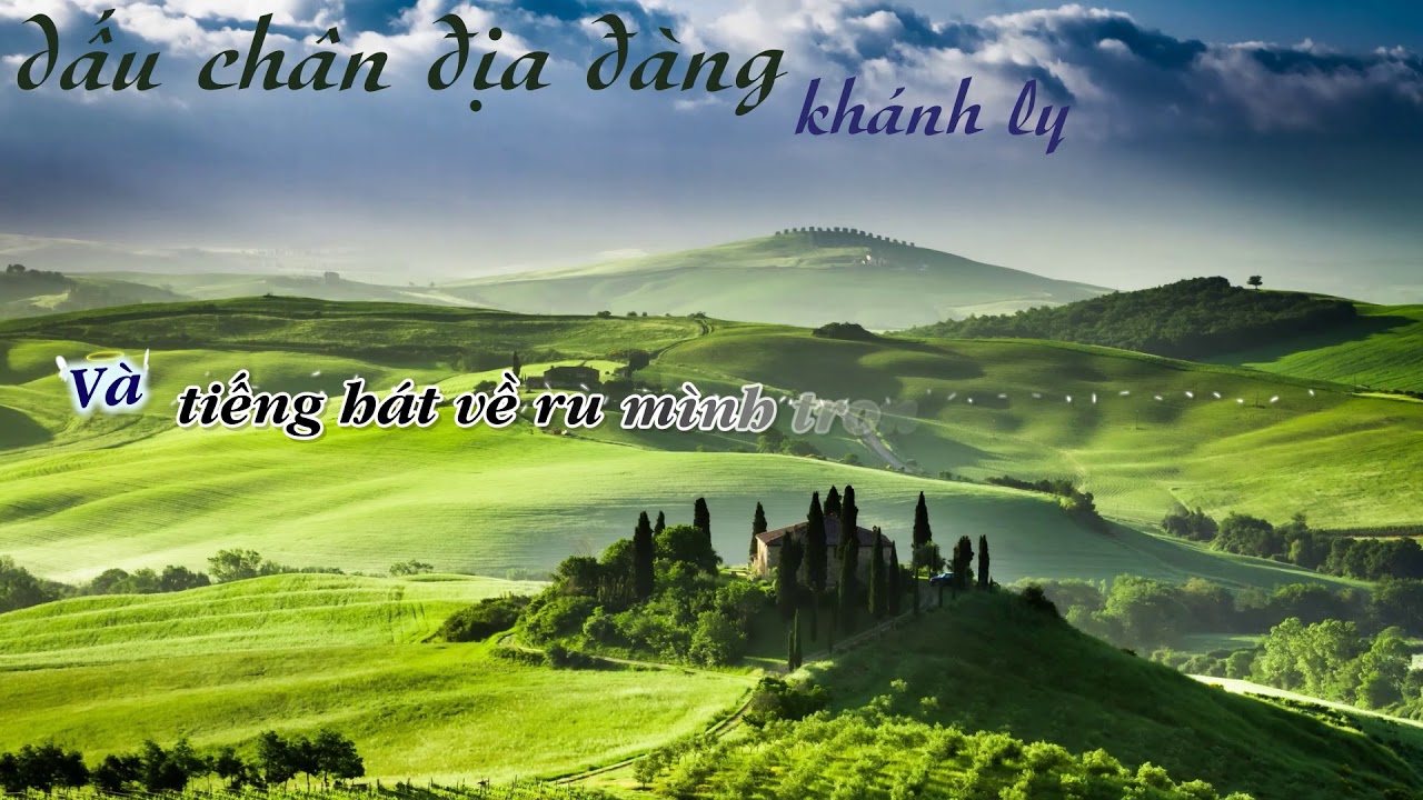 Dấu chân địa đàng- khánh ly (lyrics)