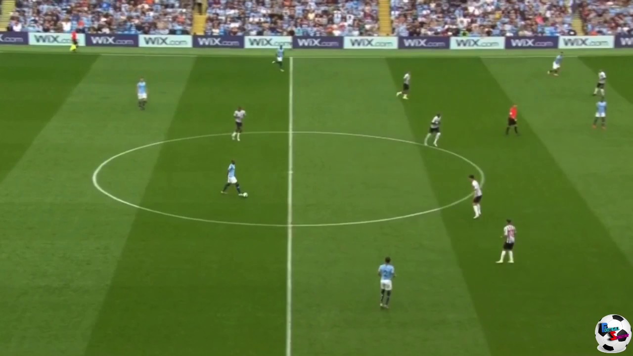 Man City (4-4-2) v Newcastle United (5-4-1) analysis of transitions (Pep Guardiola v Rafa Benitez)