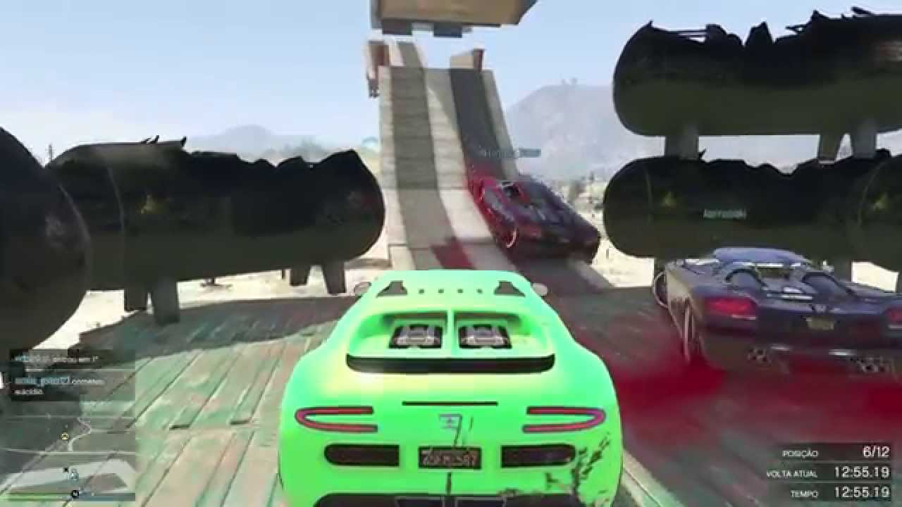 GTA 5 Online (PS4) - Corrida Longa Metragem: O Looping semi impossível xD